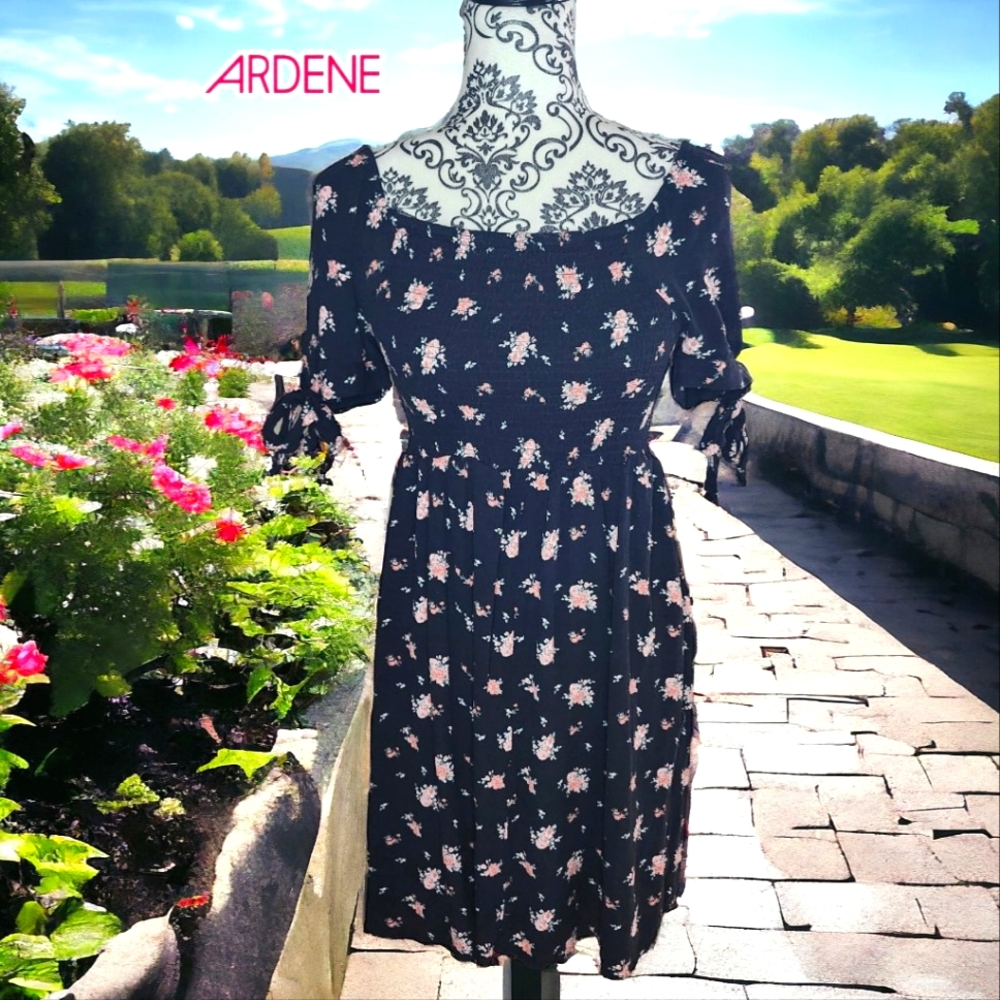 ARDENE Floral Off Shoulder Midi Dress- XSmall